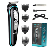 VGR Professional Battery Powered Rechargeable Cordless Beard Hair Trimmer